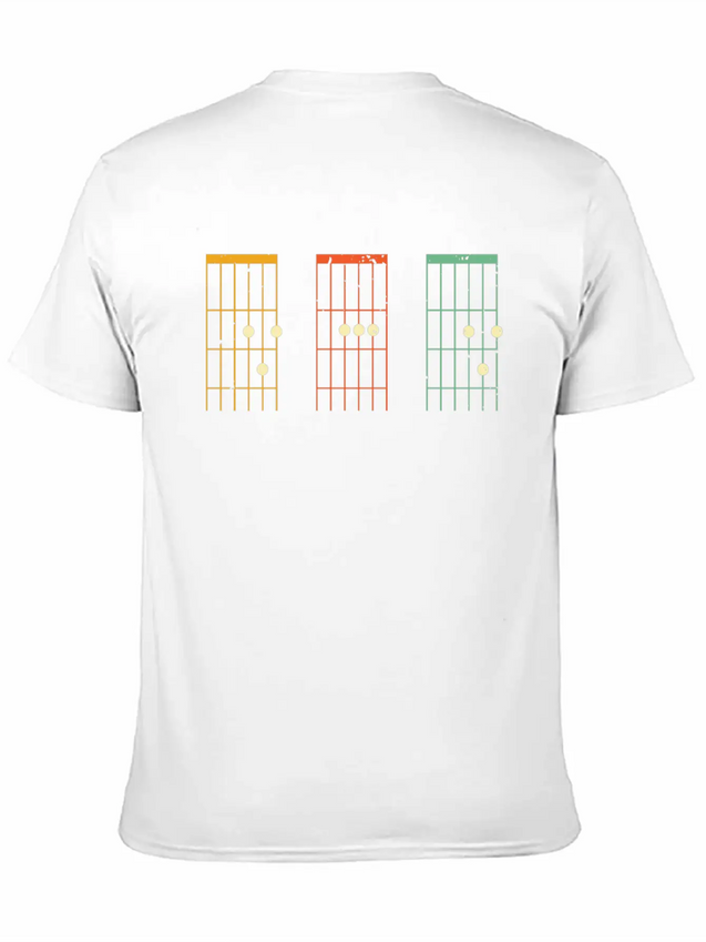 Dad Guitar Chords Shirt - Dad Guitar Tab Shirt - F Lightweight Cotton T-Shirt – Daily Comfort Graphic Shirt