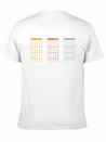 Dad Guitar Chords Shirt - Dad Guitar Tab Shirt - F Lightweight Cotton T-Shirt – Daily Comfort Graphic Shirt