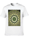 Daisy Mandala Lightweight Cotton T-Shirt – Daily Comfort Graphic Shirt