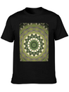 Daisy Mandala Lightweight Cotton T-Shirt – Daily Comfort Graphic Shirt