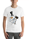 Dancing Snowman Lightweight Cotton T-Shirt – Daily Comfort Graphic Shirt