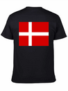 Danmark Flag Lightweight Cotton T-Shirt – Daily Comfort Graphic Shirt
