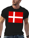 Danmark Flag Lightweight Cotton T-Shirt – Daily Comfort Graphic Shirt
