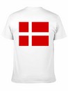Danmark Flag Lightweight Cotton T-Shirt – Daily Comfort Graphic Shirt
