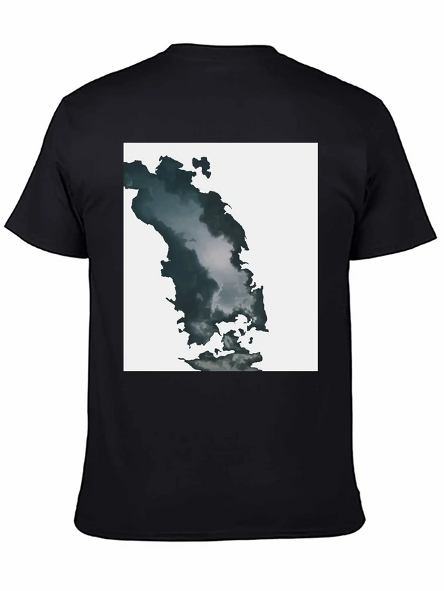 Dark Clouds Lightweight Cotton T-Shirt – Daily Comfort Graphic Shirt