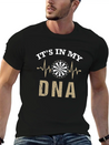 Dart In My DNA - Dartboard, Dartboard, Present Lightweight Cotton T-Shirt – Daily Comfort Graphic Shirt