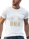 Dart In My DNA - Dartboard, Dartboard, Present Lightweight Cotton T-Shirt – Daily Comfort Graphic Shirt