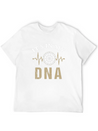 Dart In My DNA - Dartboard, Dartboard, Present Lightweight Cotton T-Shirt – Daily Comfort Graphic Shirt
