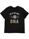Dart In My DNA - Dartboard, Dartboard, Present Lightweight Cotton T-Shirt – Daily Comfort Graphic Shirt