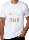 Dart In My DNA - Dartboard, Dartboard, Present Lightweight Cotton T-Shirt – Daily Comfort Graphic Shirt