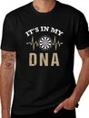 Dart In My DNA - Dartboard, Dartboard, Present Lightweight Cotton T-Shirt – Daily Comfort Graphic Shirt