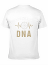 Dart In My DNA - Dartboard, Dartboard, Present Lightweight Cotton T-Shirt – Daily Comfort Graphic Shirt