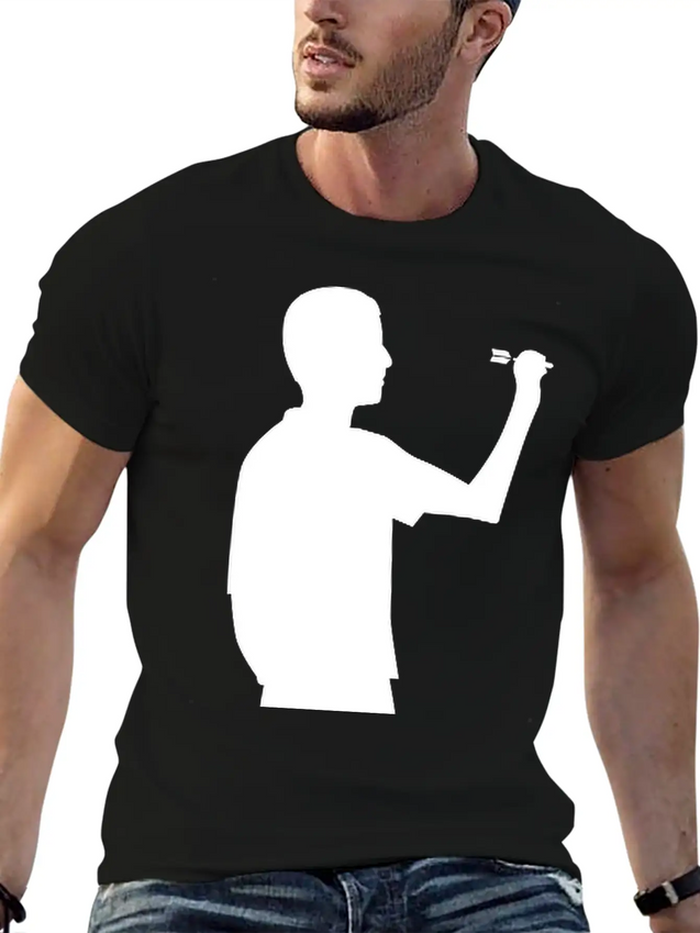 Dart Player Darts Arrow Arrows Game Dart Team Lightweight Cotton T-Shirt – Daily Comfort Graphic Shirt