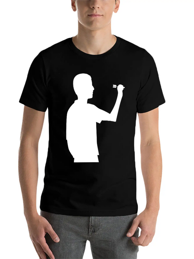 Dart Player Darts Arrow Arrows Game Dart Team Lightweight Cotton T-Shirt – Daily Comfort Graphic Shirt