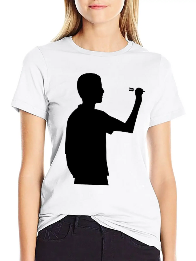 Dart Player Darts Arrow Arrows Game Dart Team Lightweight Cotton T-Shirt – Daily Comfort Graphic Shirt