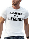 Daughter Of A Legend Family Matching Lightweight Cotton T-Shirt – Daily Comfort Graphic Shirt