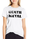 Death Metal Lightweight Cotton T-Shirt – Daily Comfort Graphic Shirt