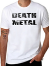 Death Metal Lightweight Cotton T-Shirt – Daily Comfort Graphic Shirt