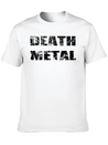 Death Metal Lightweight Cotton T-Shirt – Daily Comfort Graphic Shirt