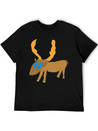 Deer Lightweight Cotton T-Shirt – Daily Comfort Graphic Shirt