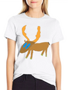 Deer Lightweight Cotton T-Shirt – Daily Comfort Graphic Shirt