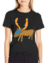 Deer Lightweight Cotton T-Shirt – Daily Comfort Graphic Shirt