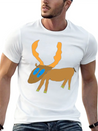 Deer Lightweight Cotton T-Shirt – Daily Comfort Graphic Shirt