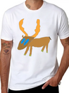 Deer Lightweight Cotton T-Shirt – Daily Comfort Graphic Shirt