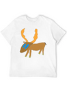 Deer Lightweight Cotton T-Shirt – Daily Comfort Graphic Shirt