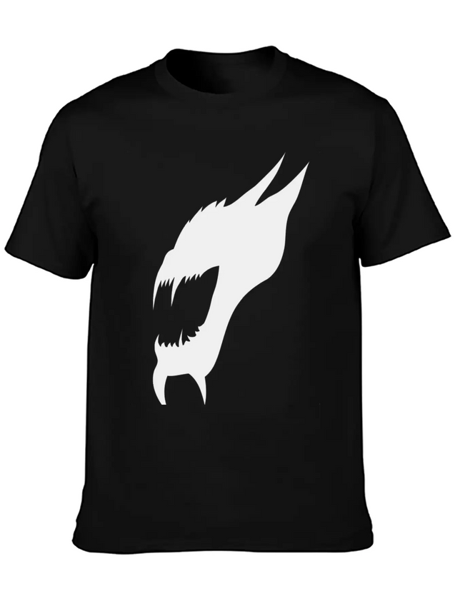 Demonic Shadow Lightweight Cotton T-Shirt – Daily Comfort Graphic Shirt