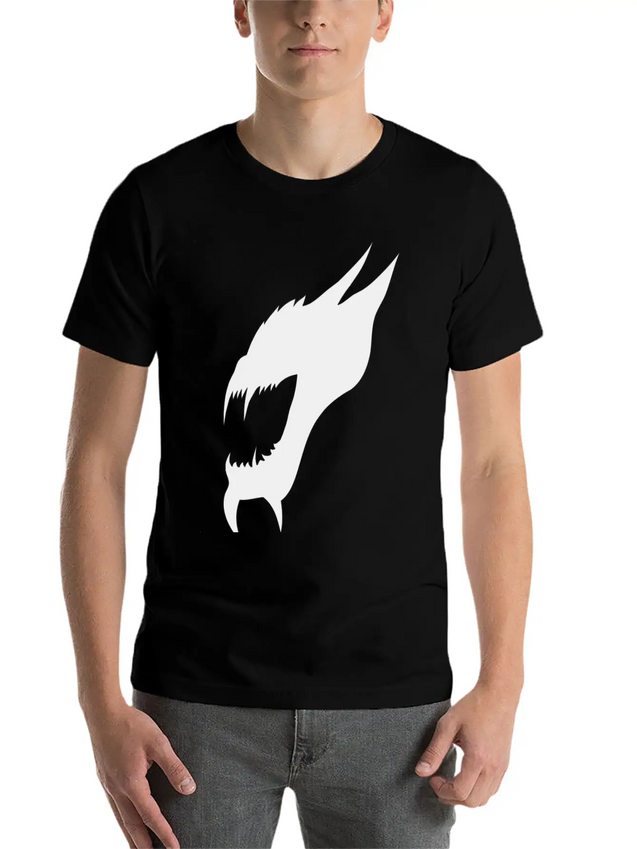 Demonic Shadow Lightweight Cotton T-Shirt – Daily Comfort Graphic Shirt
