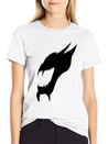 Demonic Shadow Lightweight Cotton T-Shirt – Daily Comfort Graphic Shirt