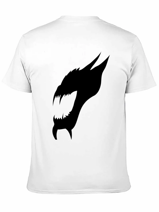 Demonic Shadow Lightweight Cotton T-Shirt – Daily Comfort Graphic Shirt