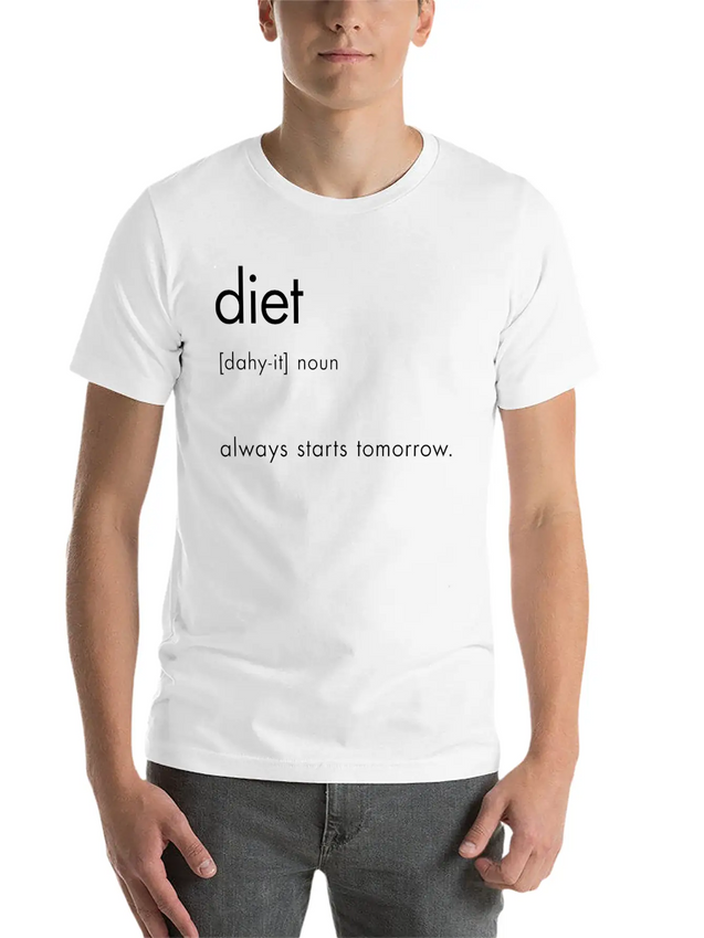 Diet Definition Lightweight Cotton T-Shirt – Daily Comfort Graphic Shirt