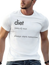Diet Definition Lightweight Cotton T-Shirt – Daily Comfort Graphic Shirt