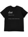 Diet Definition Lightweight Cotton T-Shirt – Daily Comfort Graphic Shirt