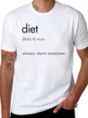 Diet Definition Lightweight Cotton T-Shirt – Daily Comfort Graphic Shirt