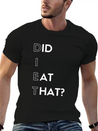 DIET - Did I Eat That? Lightweight Cotton T-Shirt – Daily Comfort Graphic Shirt