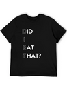 DIET - Did I Eat That? Lightweight Cotton T-Shirt – Daily Comfort Graphic Shirt