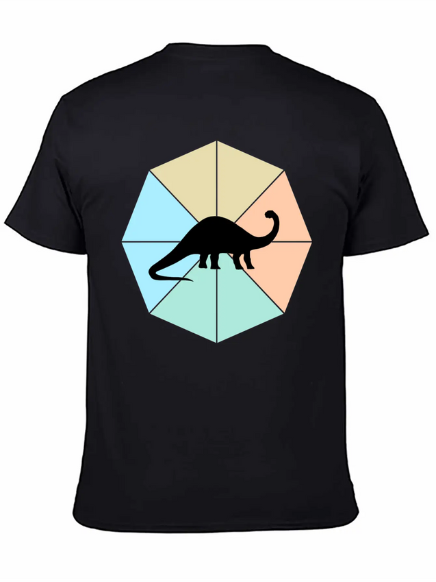 Dinosaur Lightweight Cotton T-Shirt – Daily Comfort Graphic Shirt