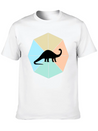 Dinosaur Lightweight Cotton T-Shirt – Daily Comfort Graphic Shirt