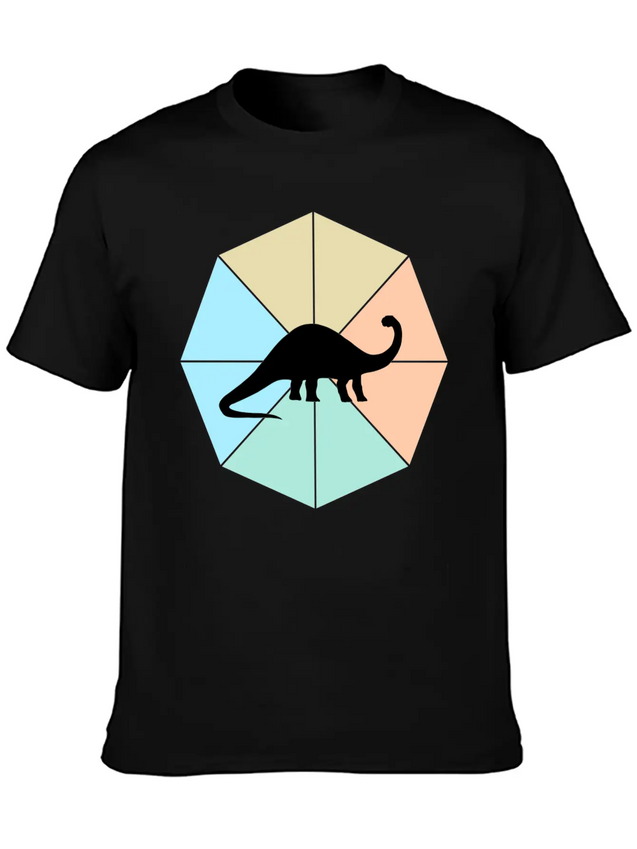 Dinosaur Lightweight Cotton T-Shirt – Daily Comfort Graphic Shirt