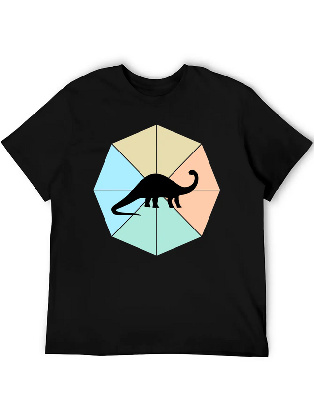 Dinosaur Lightweight Cotton T-Shirt – Daily Comfort Graphic Shirt