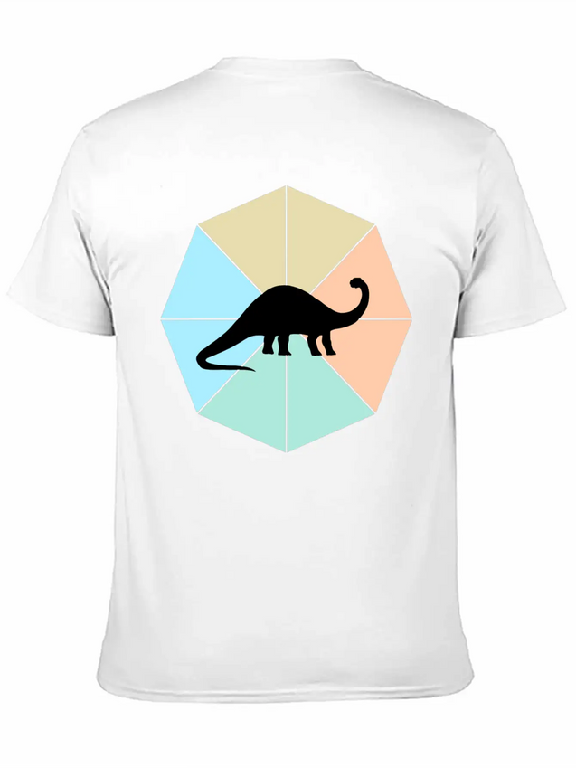 Dinosaur Lightweight Cotton T-Shirt – Daily Comfort Graphic Shirt