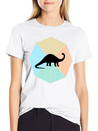 Dinosaur Lightweight Cotton T-Shirt – Daily Comfort Graphic Shirt