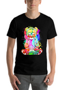 DJ Bear, Teddy, Cartoon, Music, Concerts Festivals Lightweight Cotton T-Shirt – Daily Comfort Graphic Shirt