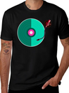 DJ Disc Jockey Deejay Party Festival Music Lightweight Cotton T-Shirt – Daily Comfort Graphic Shirt