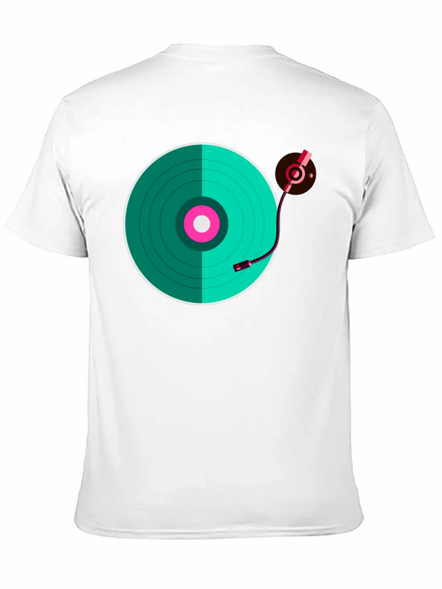 DJ Disc Jockey Deejay Party Festival Music Lightweight Cotton T-Shirt – Daily Comfort Graphic Shirt