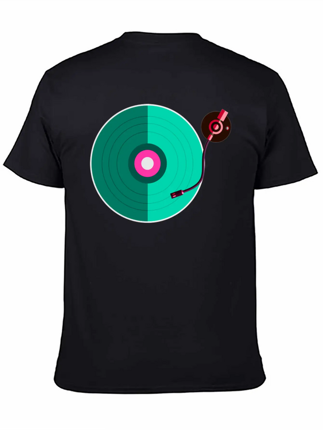 DJ Disc Jockey Deejay Party Festival Music Lightweight Cotton T-Shirt – Daily Comfort Graphic Shirt