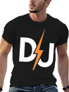 DJ Lightning Bolt – High-Energy Music Lover Logo Lightweight Cotton T-Shirt – Daily Comfort Graphic Shirt